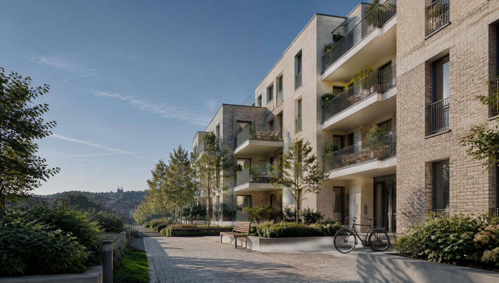 Immeuble résidentiel contemporain au Luxembourg